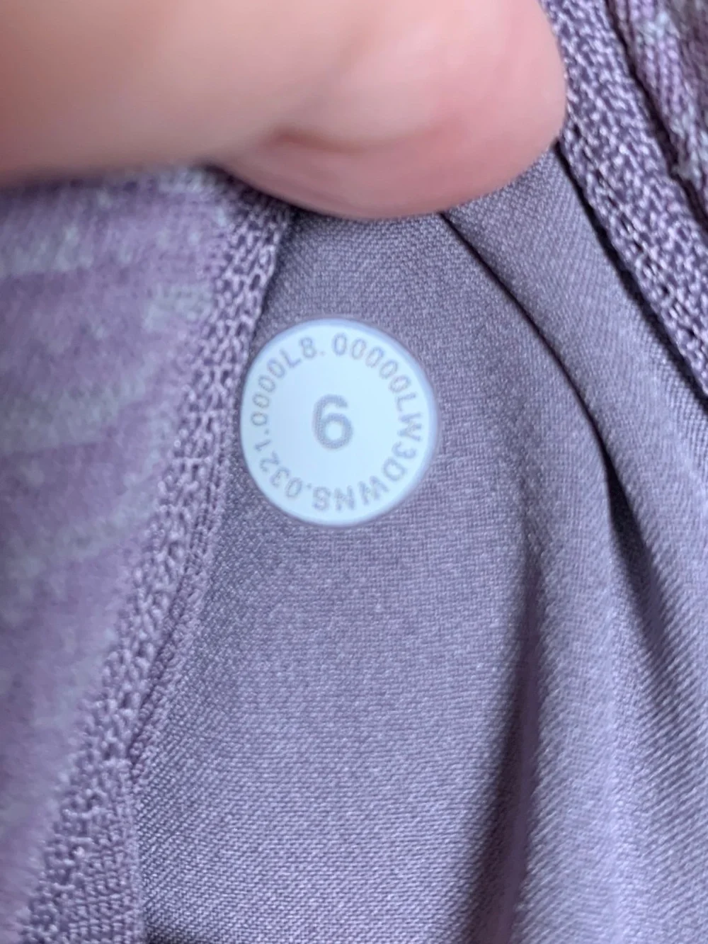 Lululemon End State Full Zip - Dusky Lavender,purple textured jacket sz 6